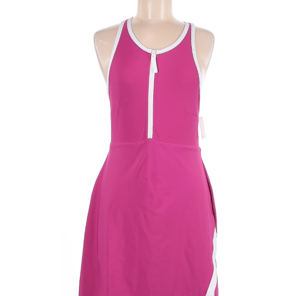 NWT Sage Collective Pink Sleeveless Zip Athletic Dress M